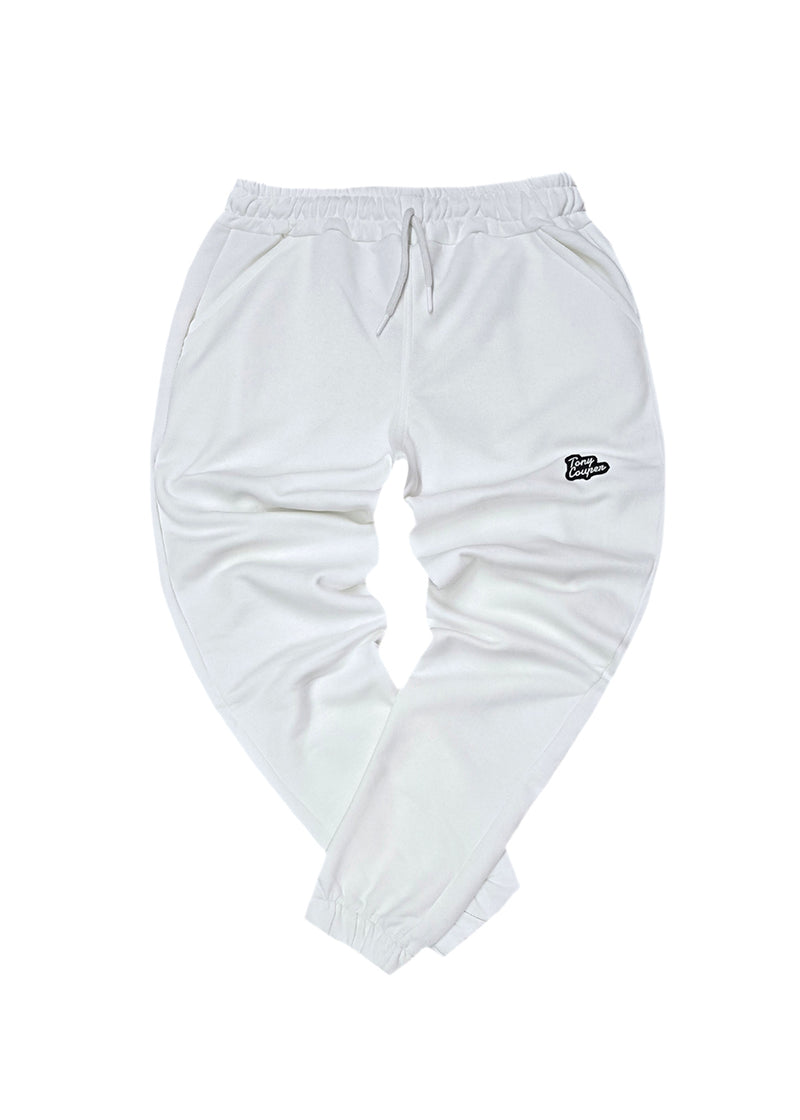 Ανδρική φόρμα Tony Couper - F25/6 - ecru cloud logo regular fit λευκό