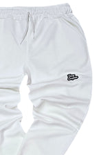 Ανδρική φόρμα Tony Couper - F25/6 - ecru cloud logo regular fit λευκό