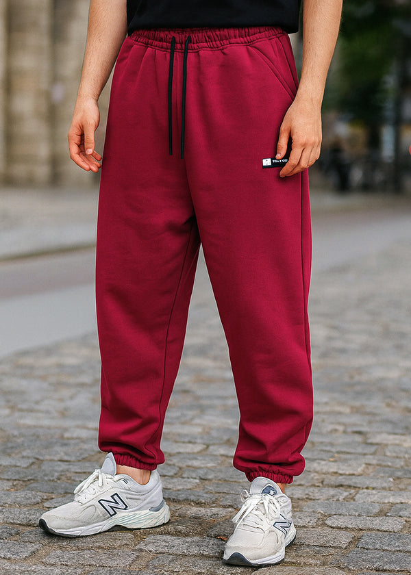 Ανδρική φόρμα Tony couper - F25/4 - long patch oversized pants ματζέντα