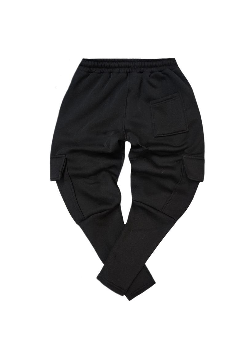 Ανδρική φόρμα Tony couper-F26/2-cargo rip logo μαύρο