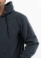 Ανδρική φούτερ με κουκούλα New Wave Clothing 252-27 fleece ανθρακί