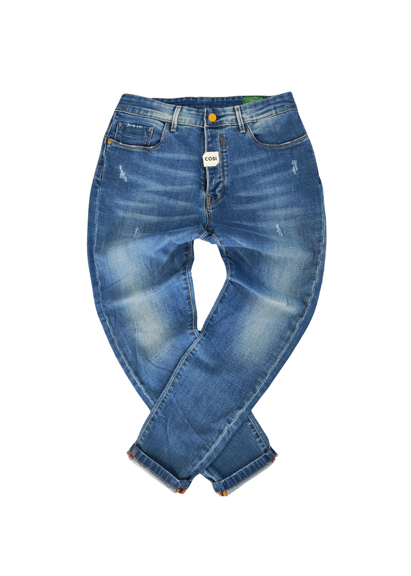 Ανδρικό τζιν παντελόνι cosi jeans - 64-fontana μπλε