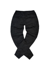Ανδρικό cargo παντελόνι GUF-FS002- regular fit μαύρο