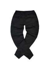 GUF CLOTHING - Ανδρικό cargo παντελόνι regular fit - Μαύρο FS002