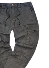 Ανδρικό cargo παντελόνι GUF-FS002- regular fit γκρι