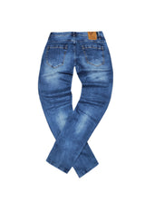 GUF CLOTHING - Ανδρικό τζιν παντελόνι basic jeans slim fit - Denim FTJ02