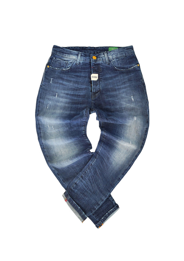 Ανδρικό τζιν παντελόνι cosi jeans - 64-fullerton μπλε