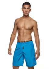 Ανδρικό μαγιό MED - G24200453-200 - william surf shorts μπλε