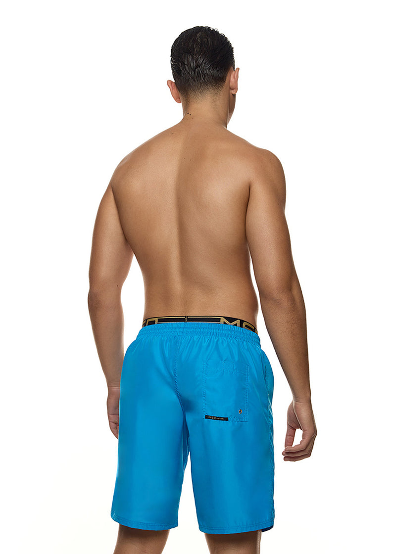 Ανδρικό μαγιό MED - G24200453-200 - william surf shorts μπλε