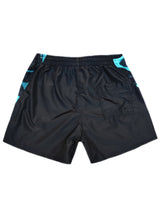 MED Ανδρικό μαγιό βερμούδα μαύρο-μέντα Moby Shorts G26200353-174