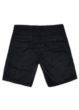 GUF CLOTHING Ανδρική βερμούδα υφασμάτινη κάργκο - Μαύρη G8303L