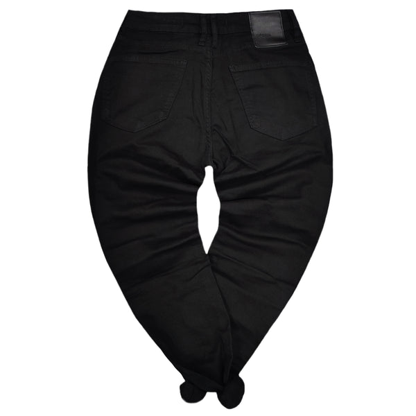 Ανδρικό Παντελόνι Gang - GABBIA-BLACK - slim fit SS24 μαύρο