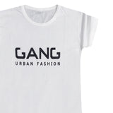 Gang - GANG-TEE-03-W - logo tee - white