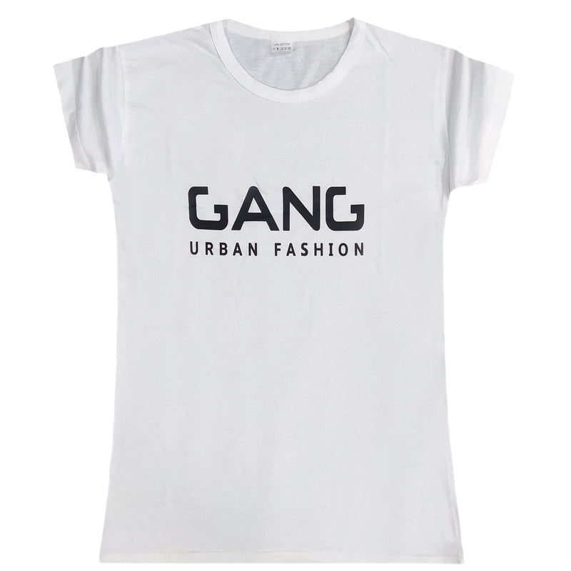 Gang - GANG-TEE-03-W - logo tee - white