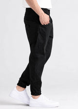 COSI JEANS - Ανδρικό τζιν παντελόνι regular fit elasticated- Μαύρο 68-TIAGO-150 