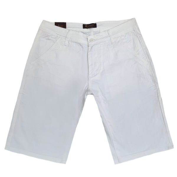 Ανδρική βερμούδα υφασμάτινη Gang - GG800-1 - fabric shorts λευκό