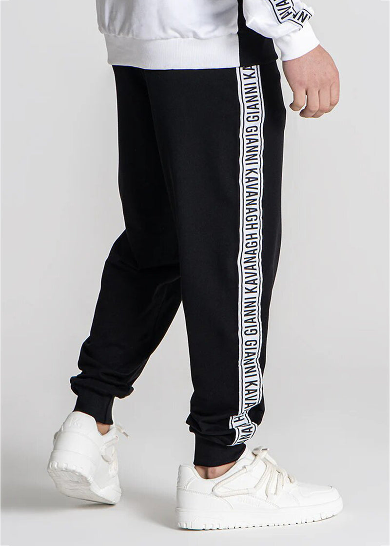 Ανδρική φόρμα Gianni Kavanagh - GKM006177 - partition joggers μαύρο