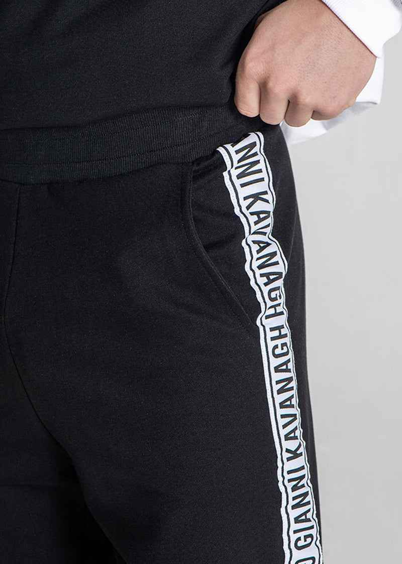 Ανδρική φόρμα Gianni Kavanagh - GKM006177 - partition joggers μαύρο