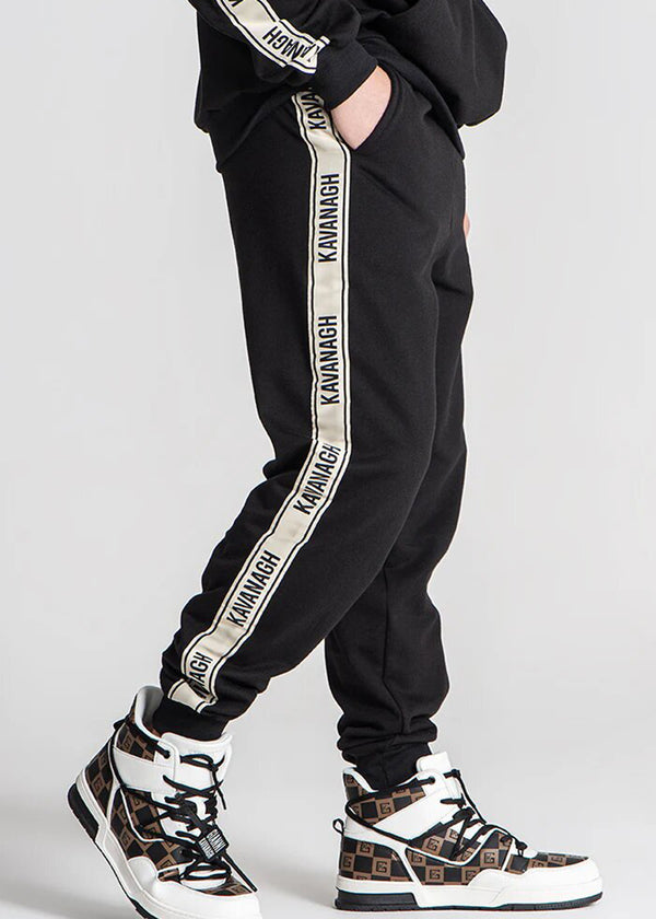 Ανδρική φόρμα Gianni Kavanagh - GKM006189 - racer joggers μαύρο