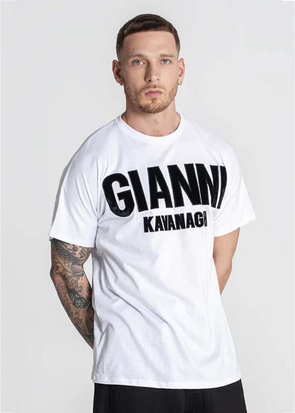 Ανδρική κοντομάνικη μπλούζα Gianni Kavanagh - GKM006212 - feeling tee λευκό