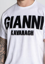 Ανδρική κοντομάνικη μπλούζα Gianni Kavanagh - GKM006212 - feeling tee λευκό