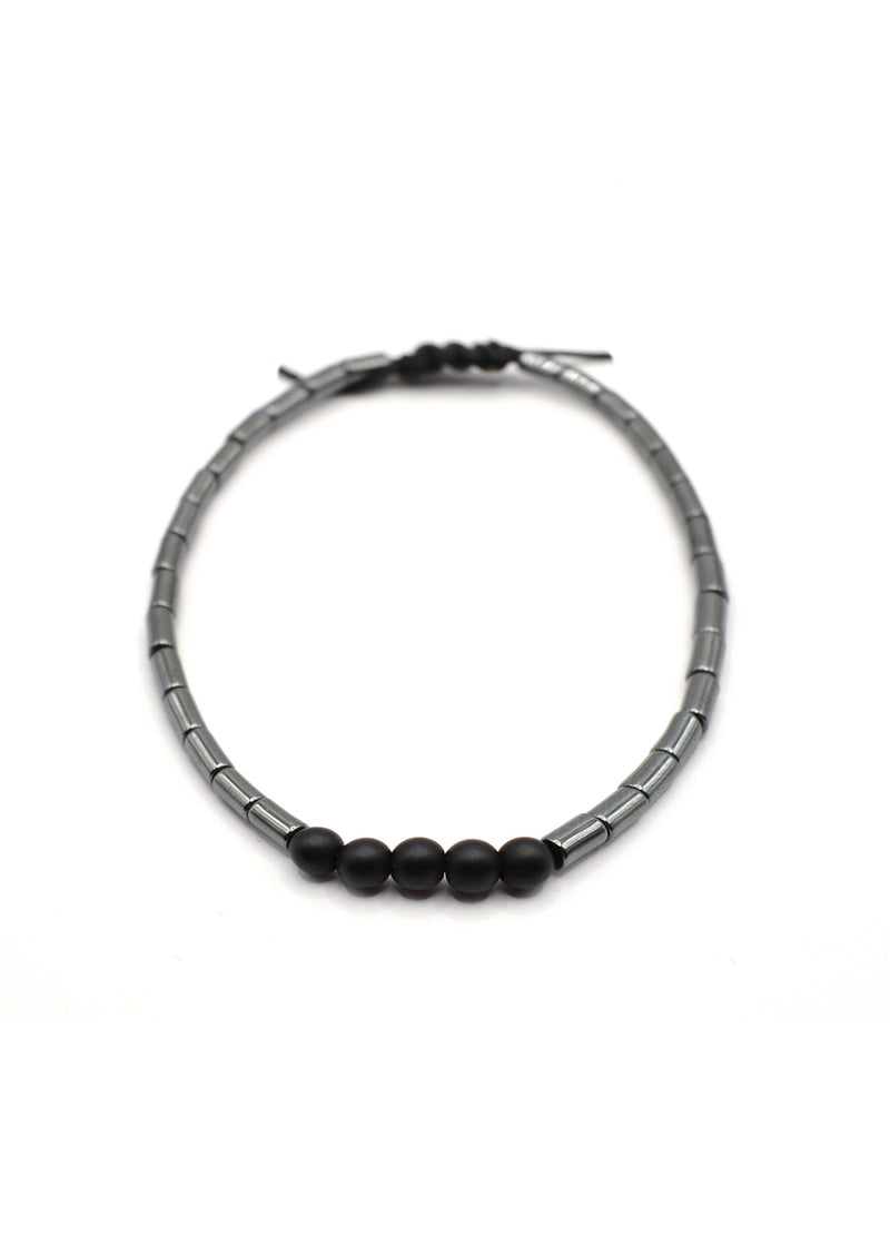 GUF - GNG010 - high quality black steel bracelet - black