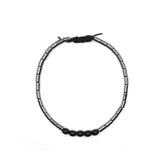 Gang - GNG010 - high quality black steel bracelet - black