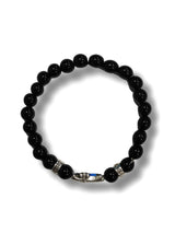 GUF CLOTHING - Βραχιόλι μαύρο Cross - GNG0226