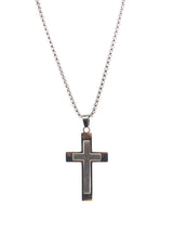 GUF CLOTHING Αλυσίδα από ανοξείδωτο ατσάλι central chain ασημένιο GNG26-04-silver