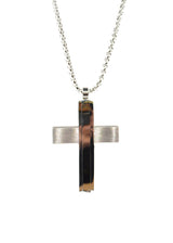 GUF CLOTHING Αλυσίδα από ανοξείδωτο ατσάλι central chain ασημένιο GNG26-05-silver