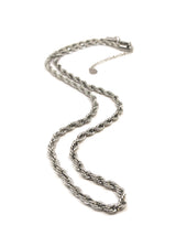 GUF CLOTHING Αλυσίδα από ανοξείδωτο ατσάλι Twisted ασημένιο GNG26-07-silver