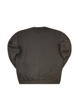 Ανδρικό μακρυμάνικο φούτερ GANG - GS25-500-Dark Brown regular fit