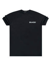 Κοντομάνικη μπλούζα GUF - Z-1214 - bravery regular fit tee μαύρο