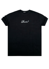 Κοντομάνικη μπλούζα GUF - Z-1215 - see you in Paris regular fit tee μαύρο