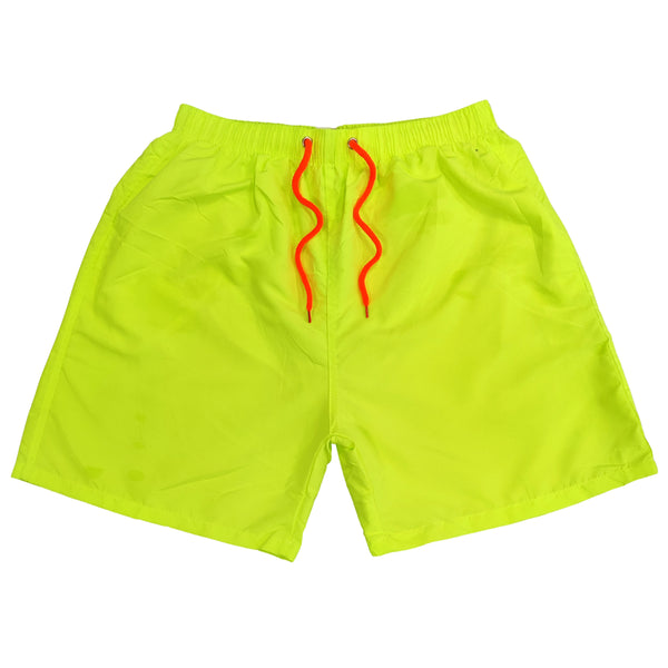 Ανδρικό μαγιό 5 EVEN STAR - H136 - simple swim shorts λαχανί