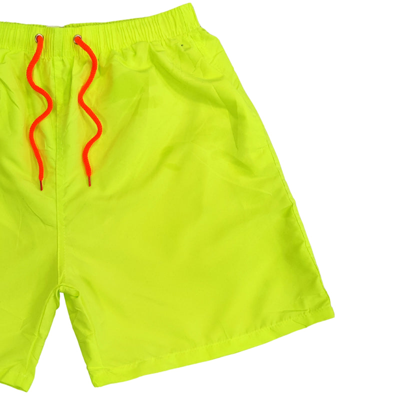 Ανδρικό μαγιό 5 EVEN STAR - H136 - simple swim shorts λαχανί