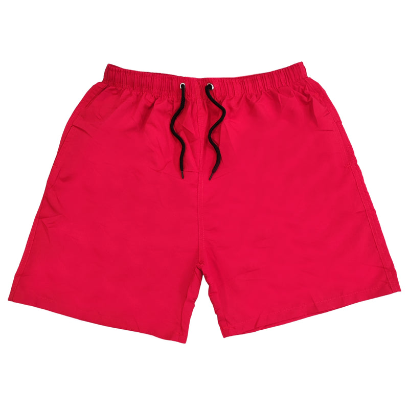 Ανδρικό μαγιό 5 EVEN STAR - H136 - simple swim shorts κόκκινο