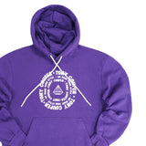 Tony couper - H23/30 - cycle hoodie - purple