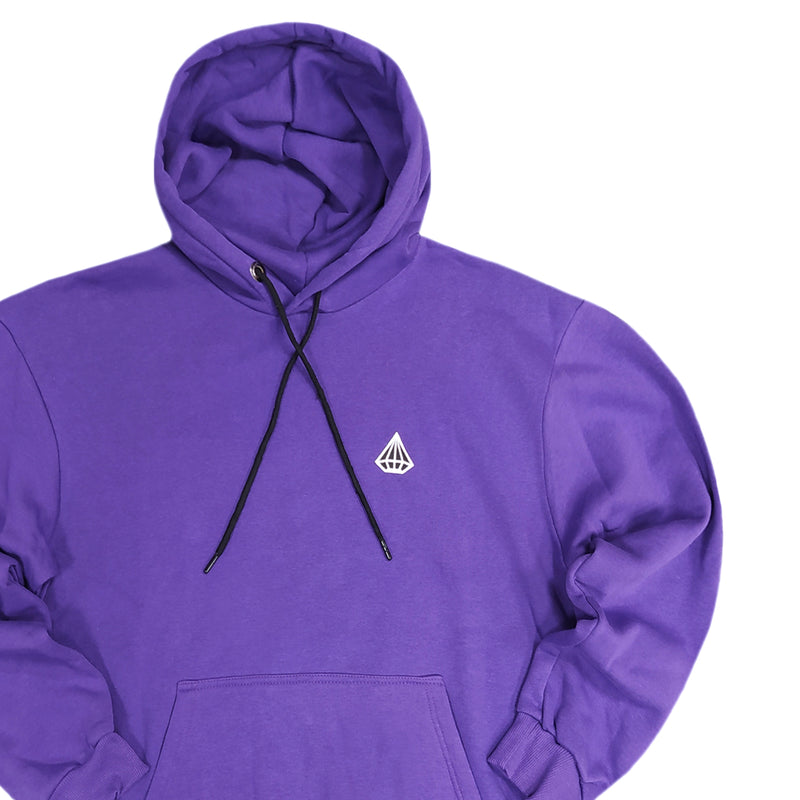 Tony couper - H23/31 - classic diamond hoodie - purple