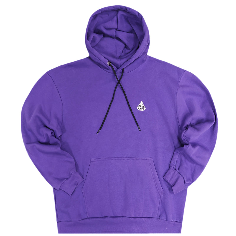 Tony couper - H23/31 - classic diamond hoodie - purple