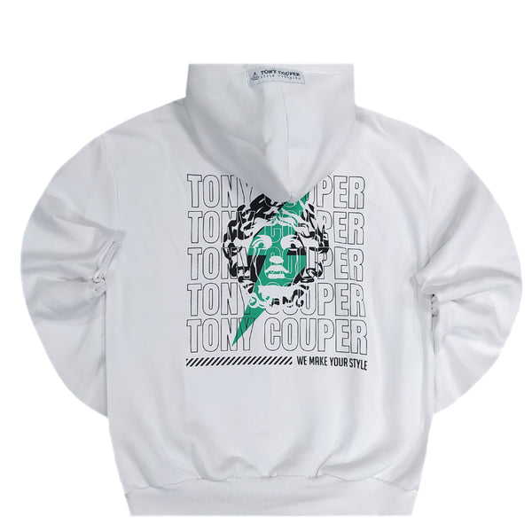 Tony couper - H23/35 - statue hoodie - white