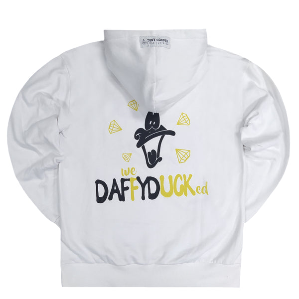 Tony couper - H23/7 - duffy ducked hoodie - white