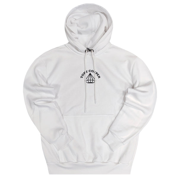 Tony couper - H23/22 - brik diamond hoodie - white