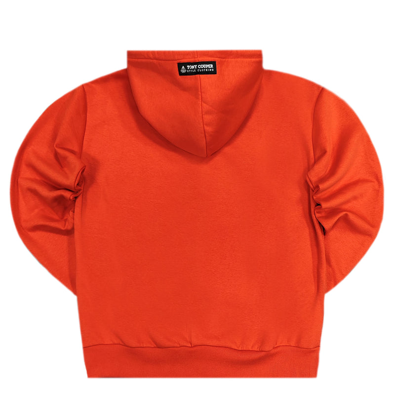 Tony couper  - H24/22 - simple diamond hoodie - orange