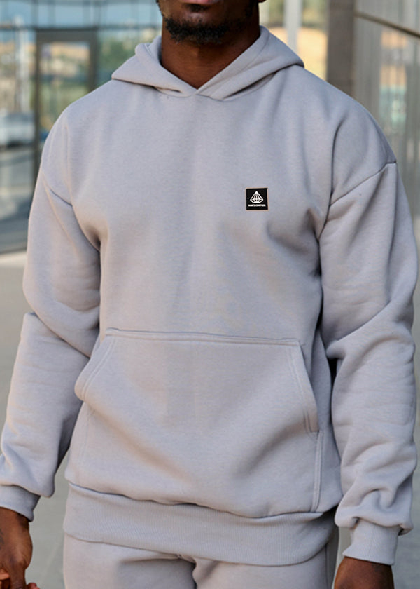 Ανδρικό μακρυμάνικο φούτερ με κουκούλα Tony couper-H26/18-ice