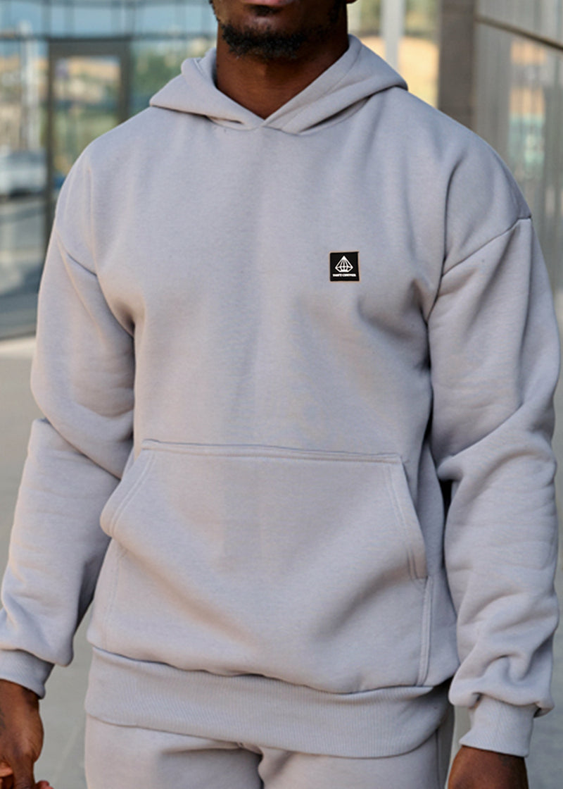 Ανδρικό μακρυμάνικο φούτερ με κουκούλα Tony couper-H26/18-ice