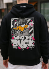 Ανδρικό μακρυμάνικο φούτερ με κουκούλα Tony couper-H26/25-black duck