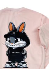 Ανδρικό μακρυμάνικο φούτερ Tony couper-H26/30-pink Bunny