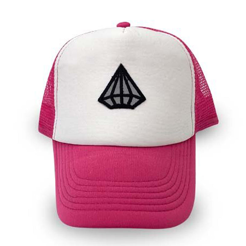 Tony couper - HAT22/8 - diamond baseball cap - pink