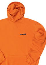 Ανδρικό φούτερ με κουκούλα Close society-HD25-300-orange hoodie regular fit